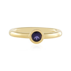 Anillo en plata con Iolita