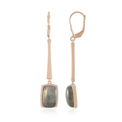 Pendientes en plata con Labradorita cobre de Maniry (KM by Juwelo)