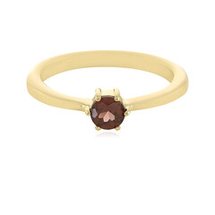 Anillo en plata con Zircón frambuesa