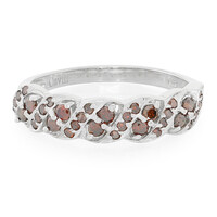 Anillo en plata con Diamante fantasía