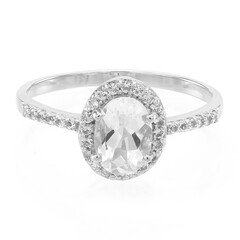 Anillo en plata con Goshenita