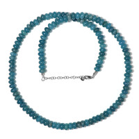 Collar en plata con Cuarzo azul pacífico