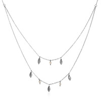 Collar en plata con Perla Freshwater (Joias do Paraíso)