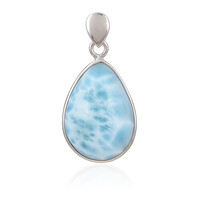Colgante en plata con Larimar
