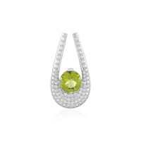 Colgante en plata con Peridoto de Arizona