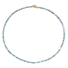 Collar en plata con Fluorita azul