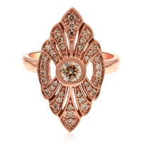Anillo en oro con Diamante rosa de Francia de Argyle VS1