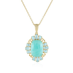 Collar en plata con Amazonita