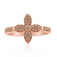 Anillo en oro con Diamante rosa de Francia de Argyle SI1