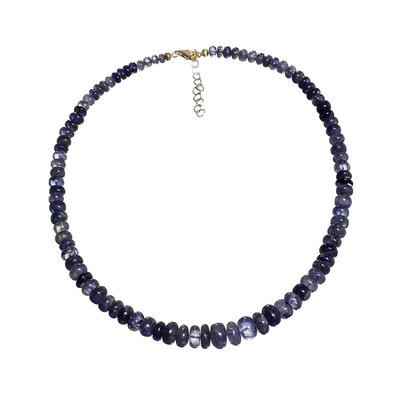 Collar en plata con Iolita