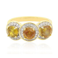 Anillo en oro con Esfalerita