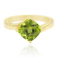 Anillo en oro con Peridoto