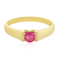 Anillo en plata con Zafiro rosa de Madagascar