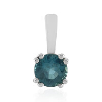 Colgante en plata con Cianita petróleo