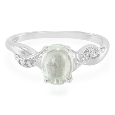 Anillo en plata con Turmalina cuprífera