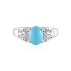 Anillo en plata con Turquesa bella durmiente (Faszination Türkis)