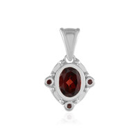 Colgante en plata con Granate de Mozambique