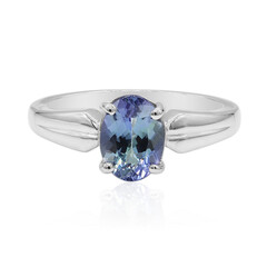 Anillo en plata con Tanzanita sin calentar