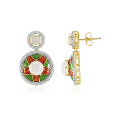 Pendientes en plata con Ópalo de Welo(Adela Silber)