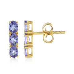 Pendientes en plata con Tanzanita