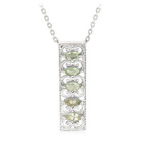 Collar en plata con Turmalina Paraíba