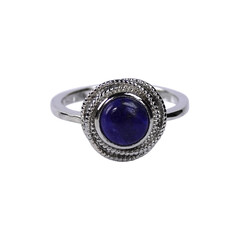 Anillo en plata con Lapislázuli