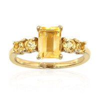 Anillo en plata con Citrino