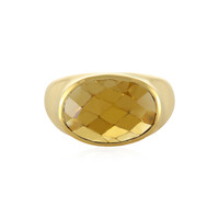 Anillo en plata con Cuarzo champán