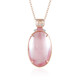Collar en plata con Perla rosa Mabe (Gems en Vogue)