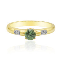 Anillo en oro con Demantoide de Madagascar (John Ferry)