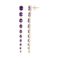 Pendientes en plata con Amatista