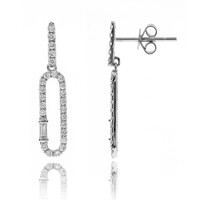 Pendientes en oro con Diamante SI2 (H) (CIRARI)