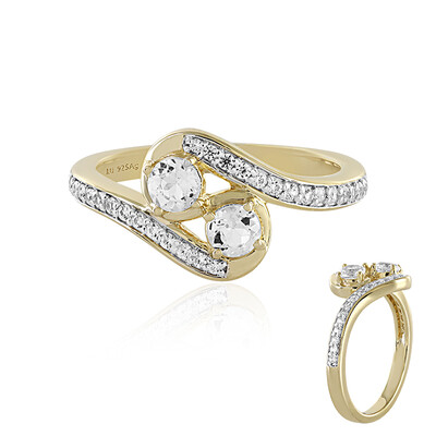 Anillo en plata con Danburita