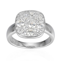 Anillo en plata con Zircón(Adela Silber)