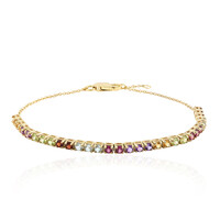 Brazalete en plata con Amatista