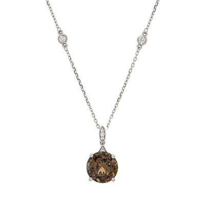 Collar en oro con Tanzanita sin calentar (CIRARI)