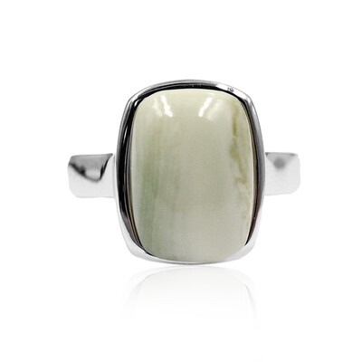 Anillo en plata con Serpentina