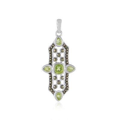 Colgante en plata con Peridoto