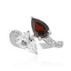 Anillo en plata con Topacio blanco