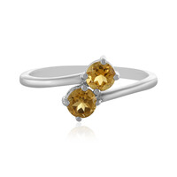 Anillo en plata con Citrino