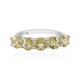 Anillo en plata con Berilo amarillo (de Melo)