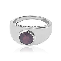 Anillo en plata con Rubí