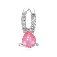 Colgante en plata con Zafiro Padparadscha