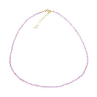 Collar en plata con Cuarzo Fresa