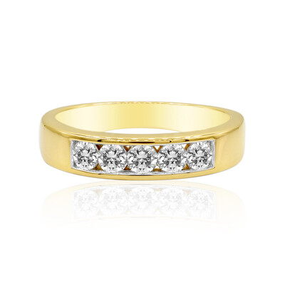 Anillo en oro con Diamante IF (D) (Annette)
