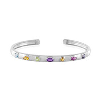 Brazalete en plata con Amatista