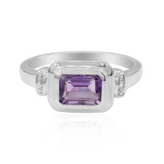 Anillo en plata con Amatista