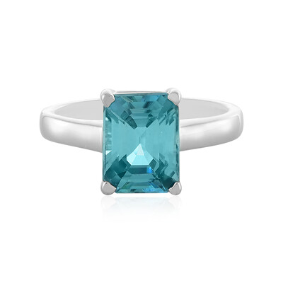 Anillo en plata con Zircón de Ratanak Kirí