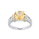 Anillo en plata con Citrino (Adela Silber)