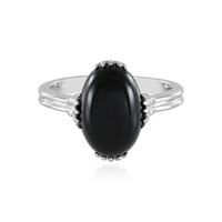 Anillo en plata con Ónix negro
